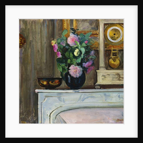 Bouquet of Flowers on the Fireplace, 1920 by Henri Lebasque