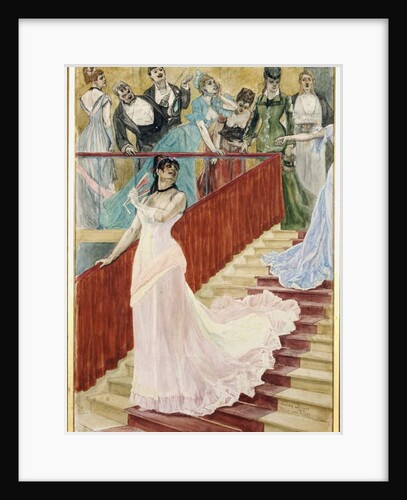 The Row, 1877 by Felicien Rops
