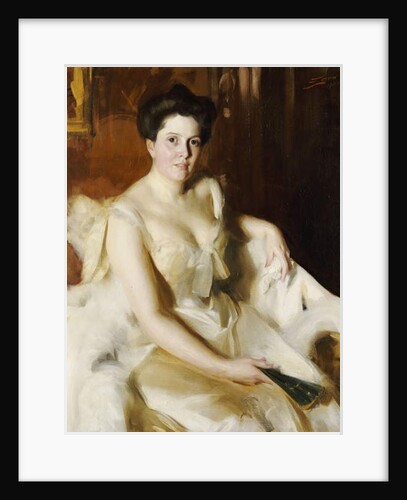 Portrait of Mrs de Ver Warner by Anders Leonard Zorn