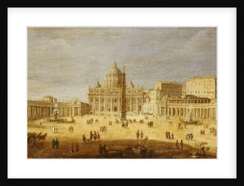 Piazza S. Pietro, Rome by Gaspar van Wittel