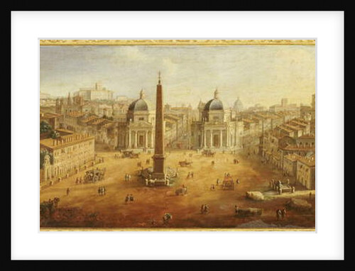 Piazza del Popolo, Rome by Gaspar van Wittel