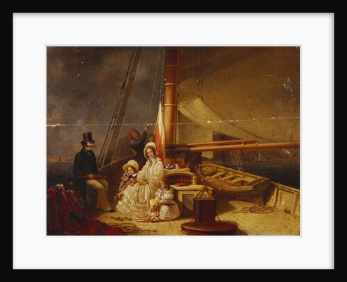 The Yacht 'The Guernsey' with her Owner and his Family and Crew Aboard by Nicholas Condy