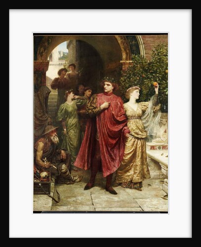 The Symbol - 'Is it nothing to you, All ye that pass by', 1881 by Frank Dicksee