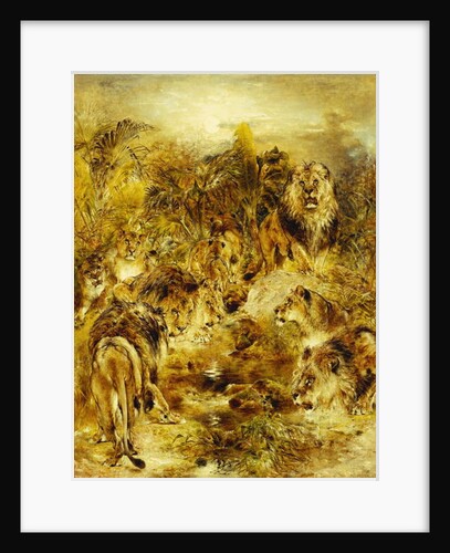 The Drinking Place, 1878 by William Huggins