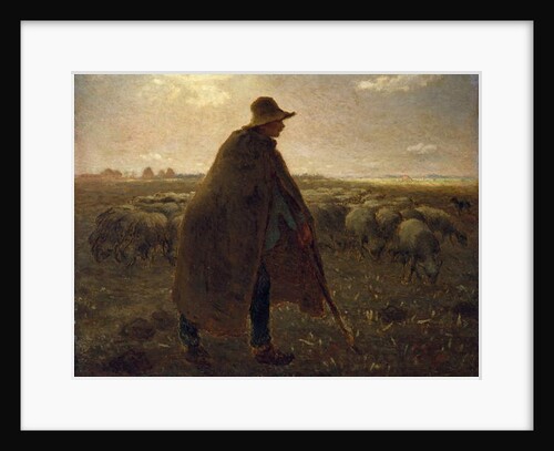 The Shepherd, c.1858-62 by Jean-Francois Millet