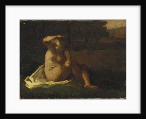 The Bather by Jean-Francois Millet