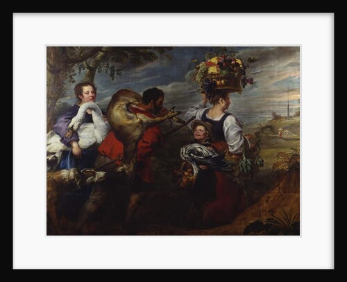 Peasants on their way to Market by Jan & Snyders Frans Boeckhorst