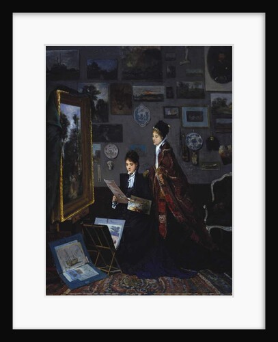 In the Studio by Alfred Emile Stevens