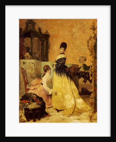 The New Dress by Alfred Emile Stevens
