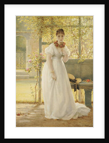 In the Walled Garden, 1869 by George Dunlop Leslie