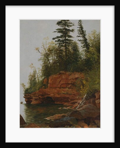 A Rocky Cove by Albert Bierstadt