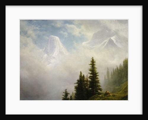 High in the Mountains by Albert Bierstadt