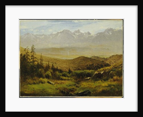 In the Foothills of the Rockies by Albert Bierstadt