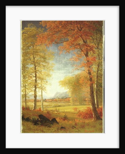 Autumn in America, Oneida County, New York by Albert Bierstadt