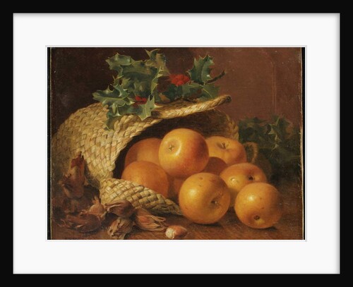 Still Life with Apples, Hazelnuts and Holly, 1898 by Eloise Harriet Stannard