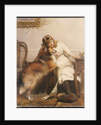 Sweethearts, 1890 by Charles Burton Barber