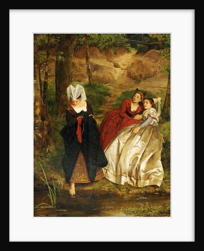 At the Stream, 1864 by Philip Hermogenes Calderon