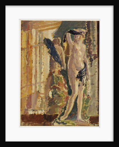 A Porcelain Figurine by a Mirror, 1910 by Spencer Frederick Gore