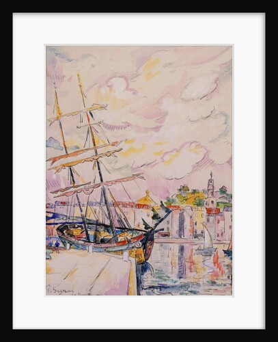 The Port of Saint-Tropez, 1918 by Paul Signac