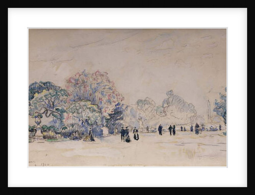 The Tuileries, Paris, 1910 by Paul Signac