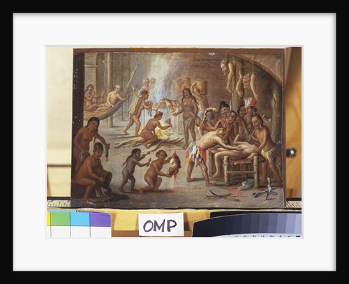 Indians as Cannibals by Jan van the Elder Kessel