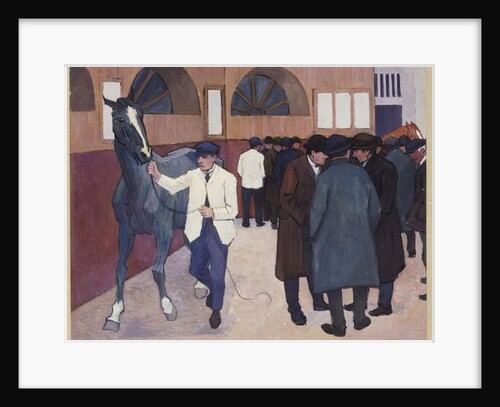 Horse Dealers at the Barbican, 1918 by Robert Polhill Bevan