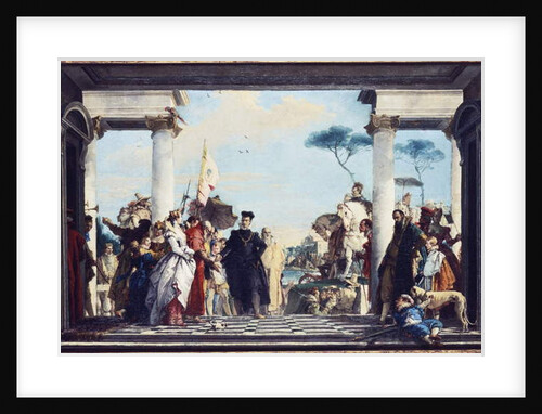 The Arrival of Henri III at the Villa Contarini, before 1750 by Giovanni Battista Tiepolo