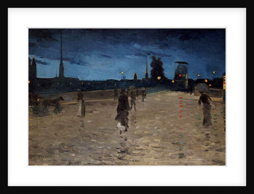 Le Pont de Pierre, Rouen, 1881 by Charles Angrand