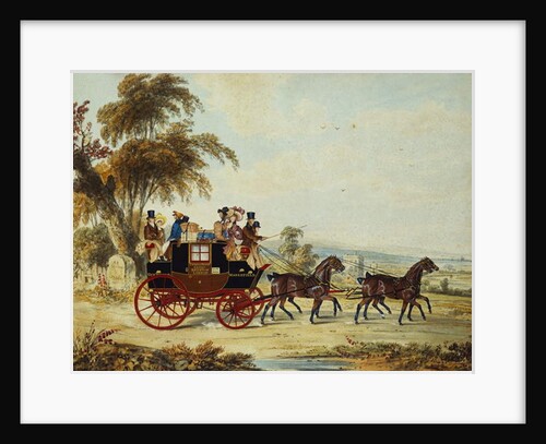 The Brighton - London Coach on the Open Road, 1831 by John Frederick Herring Snr