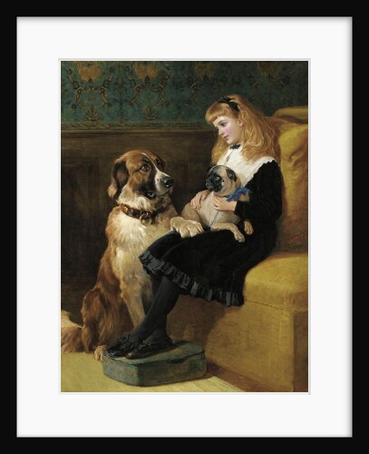 Her only Playmates, 1870 by Heywood Hardy