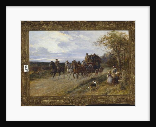 A Passing Coach by Heywood Hardy