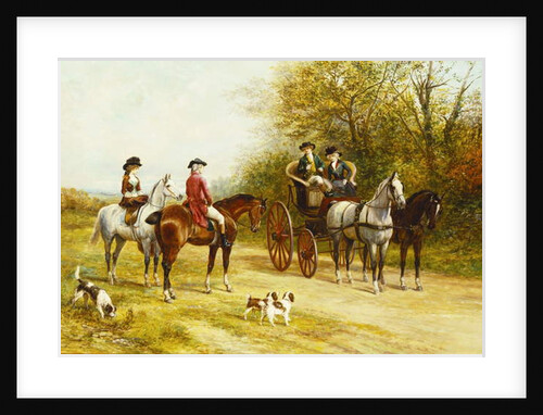 A Wayside Conversation by Heywood Hardy