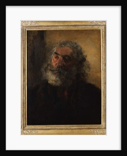 Portrait of a bearded Man, 1855 by Adolph Friedrich Erdmann von Menzel