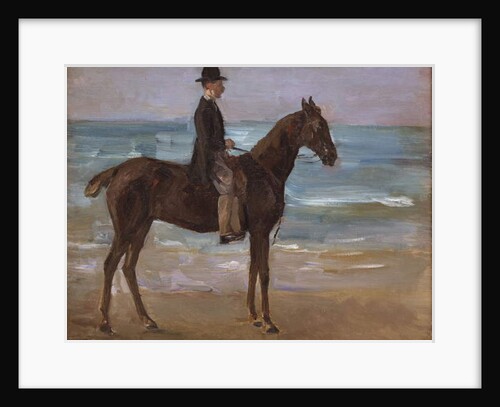 A Rider on the Shore by Max Liebermann