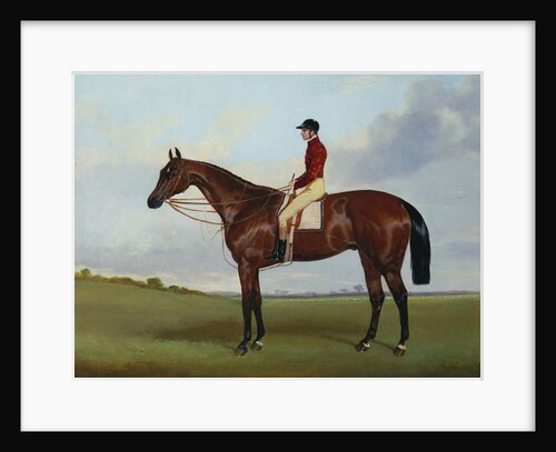 Mrs S. Wrather's 'Nutwith', with J. Marson Up, 1843 by Harry Hall