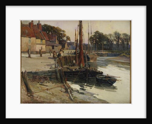 A Cornish Fishing Village, 1900 by Edward Reginald Frampton