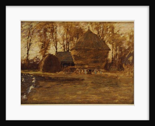 Sussex Hayricks, 1917 by Henry Herbert La Thangue
