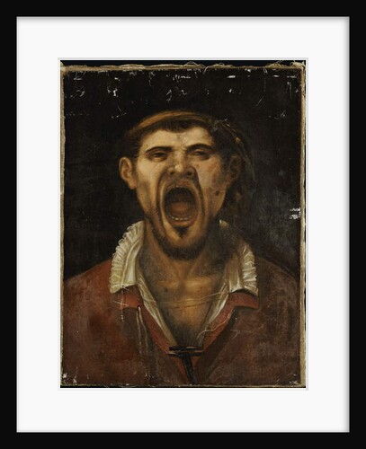 A Peasant Man Shouting by Annibale Carracci