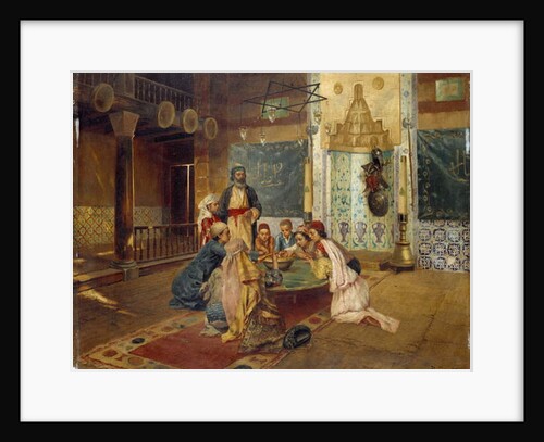 An Eastern Meal by Rudolphe Ernst