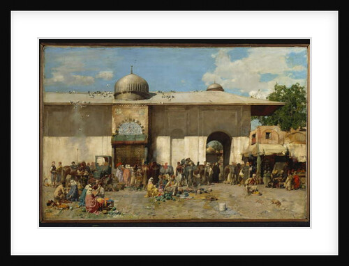 Oriental Market, 1884 by Alberto Pasini