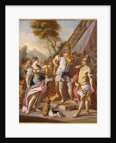 Sisygambis, the mother of Darius, mistaking Hephaestion for Alexander the Great by Francesco de Mura