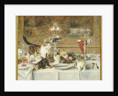 After Dinner Guests by Louis Eugene Lambert