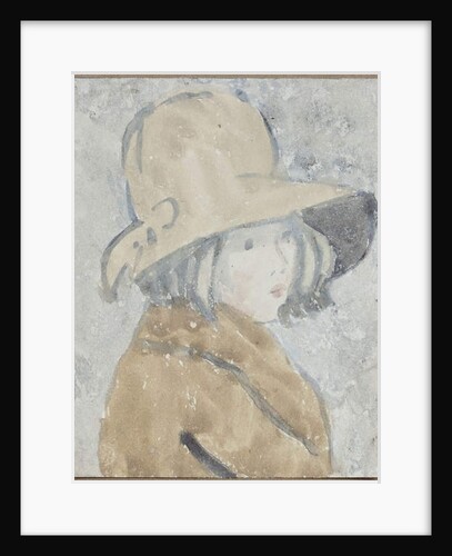 Study of a Little Girl in a Wide Brimmed Hat by Gwen John