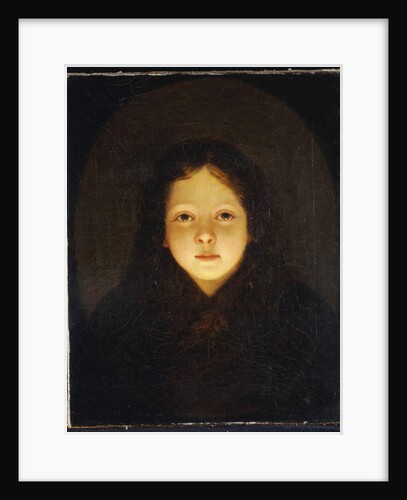 A Girl, Head and Shoulders by Petrus van Schendel