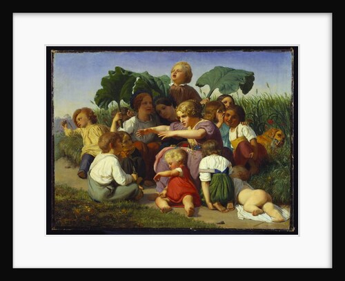 The Story Teller, 1843 by Lorens Frolich