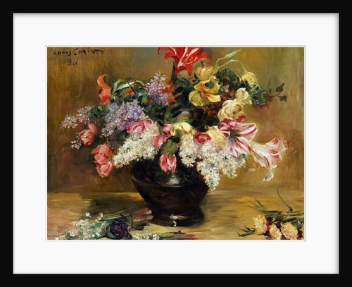 Amaryllis, Lilac and Tulips, 1911 by Lovis Corinth