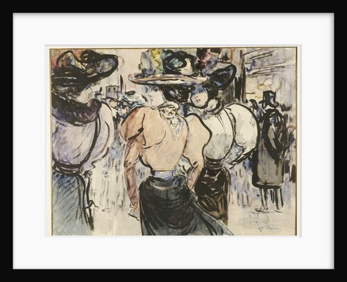 Elegant Ladies in the Street by Henry Somm