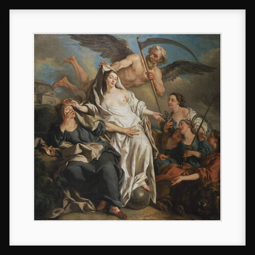 Time unveiling Truth, 1733 by Jean Francois de Troy