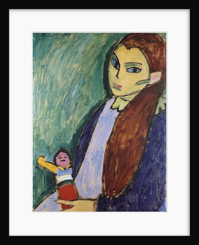 Girl with Doll, 1910 by Alexej von Jawlensky
