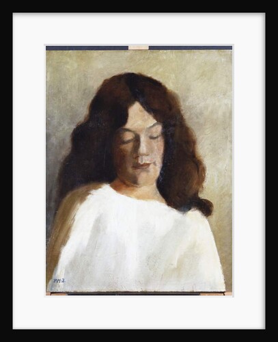 Young Woman with her Hair Down, c.1897 by Paula Modersohn-Becker